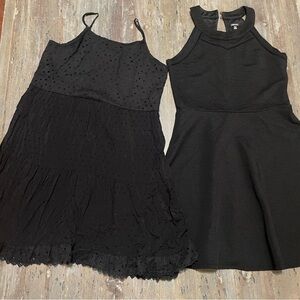 Girls black dress bundle size 14/16